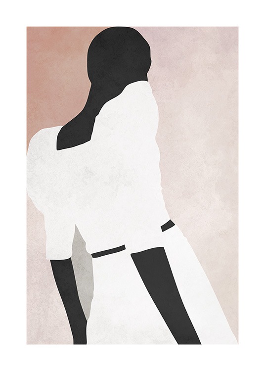 Graphic Pose No2 Plakat