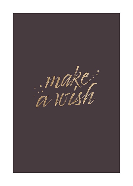 Make a Wish Plakat