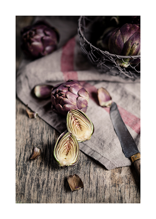 Sliced Artichoke Plakat
