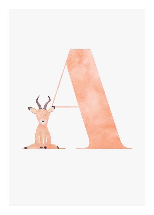Alphabet A Plakat