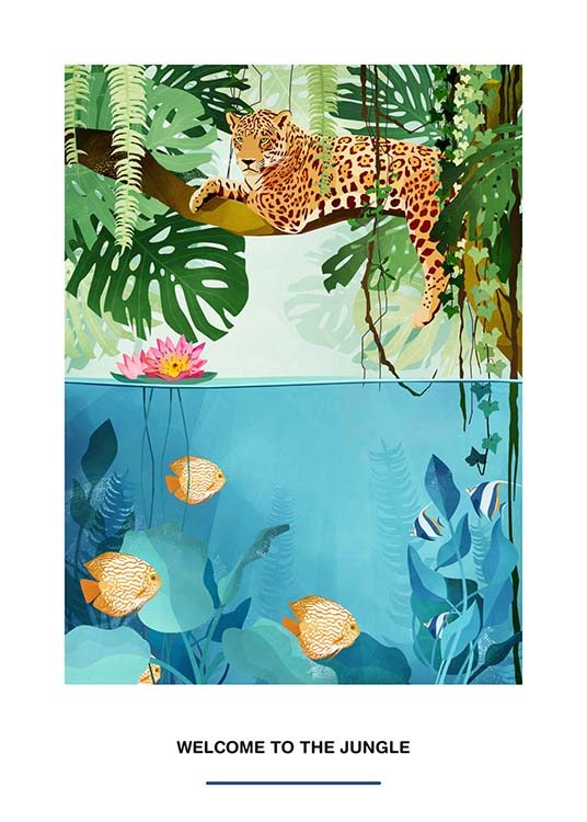 Welcome To The Jungle Plakat
