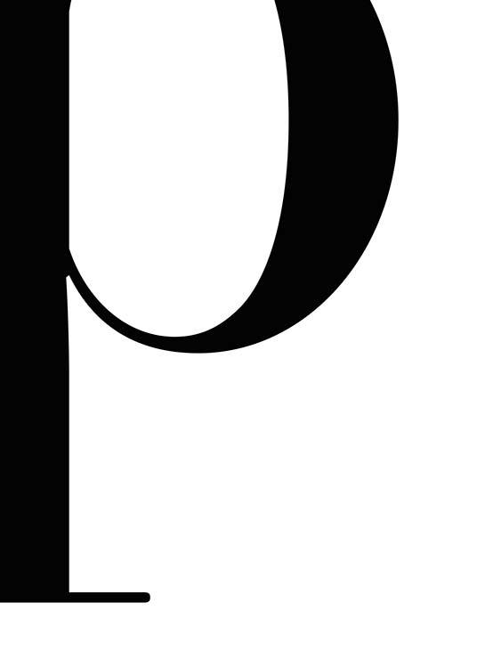 Letter P Plakat