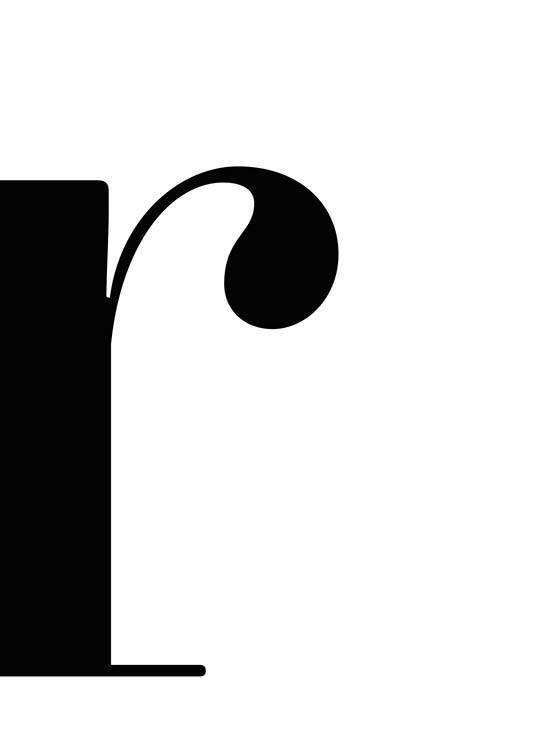 Letter R Plakat