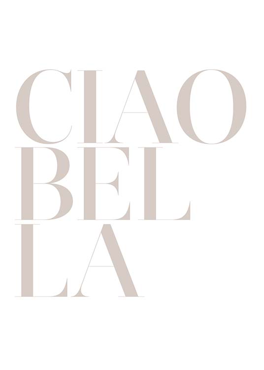 Ciao Bella Plakat