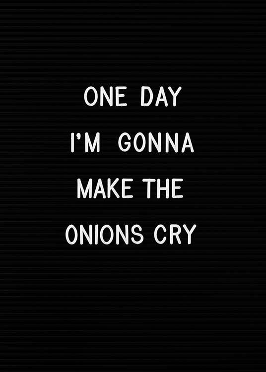 Onions Plakat