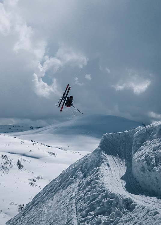 Sogndal Skiing Plakat