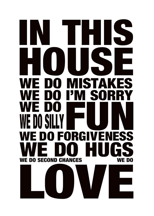 House Rules, Plakat