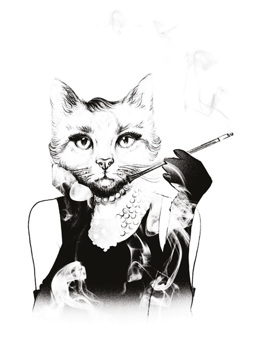Hepburn Kitty, Plakat