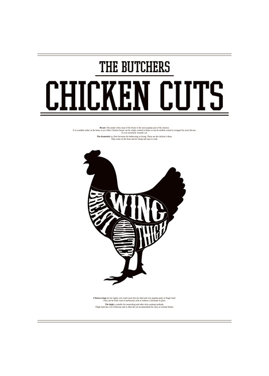 Chicken Cuts Plakat 