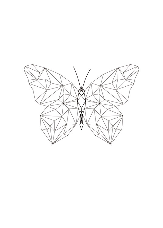 Geometric Butterfly, Plakat