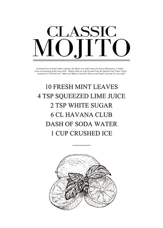 Mojito, Plakat