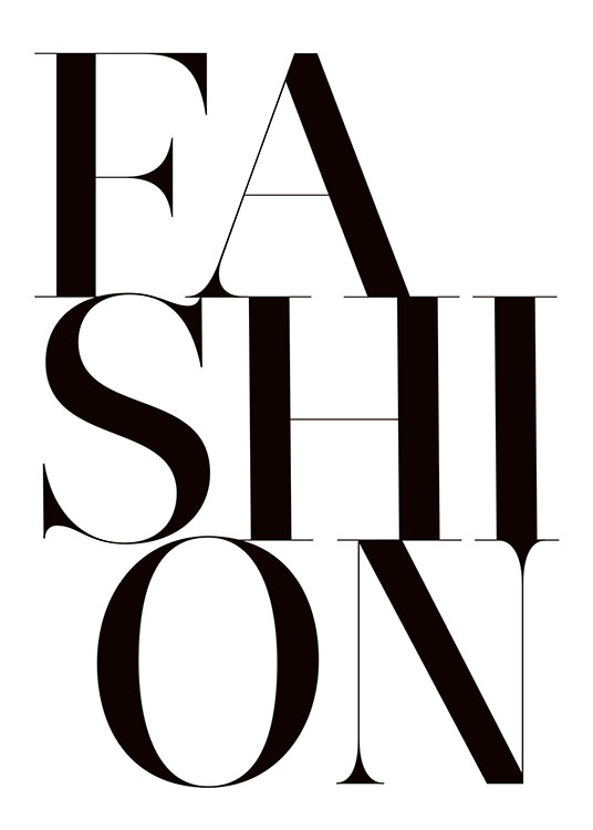 Fashion, Plakat