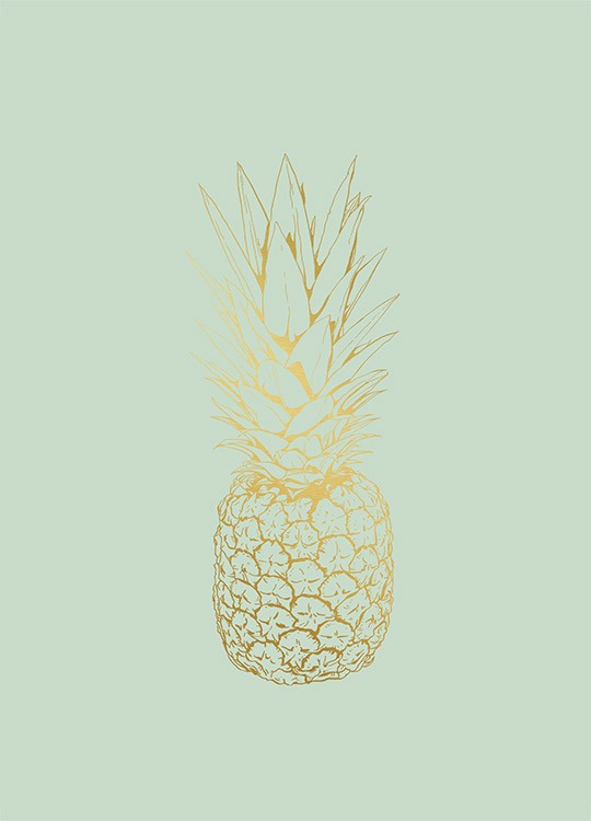Pastel Pineapple, Plakat