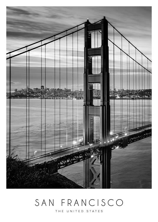 Golden Gate Bridge Plakat