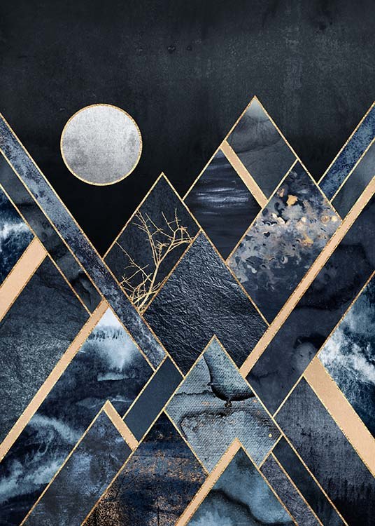 Stormy Mountains Plakat